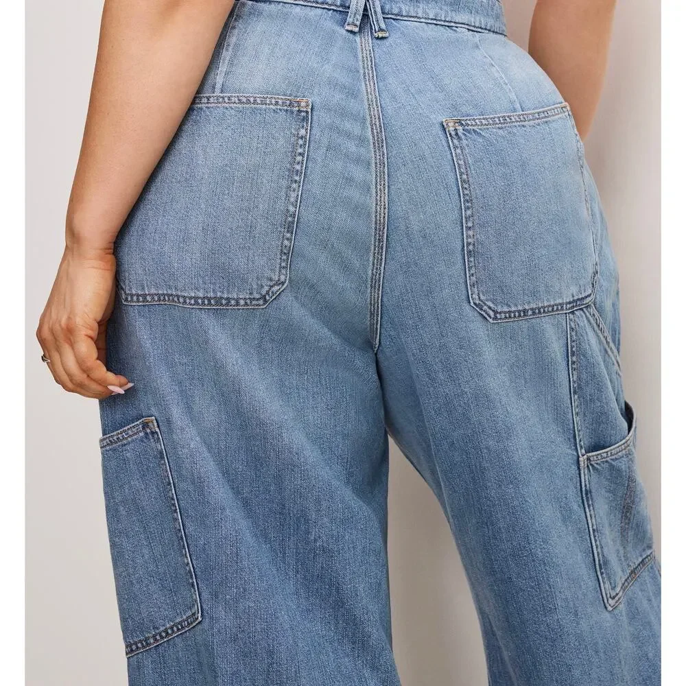 Good American Good Standard Ease Carpenter Jeans – Size 18 / 2X – NWT - Picture 4 of 10